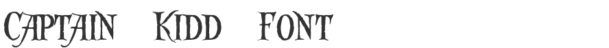 Captain Kidd Font