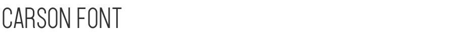 Carson Font