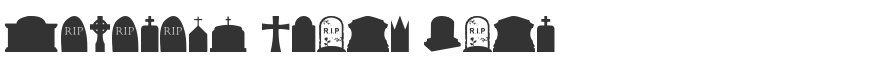 Cemetery Icons Font