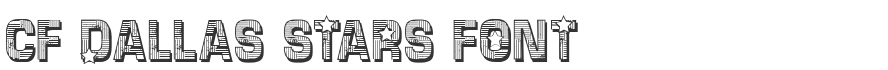 CF Dallas Stars Font