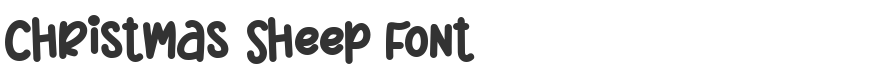 Christmas Sheep Font