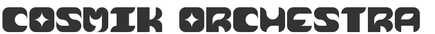 Cosmik Orchestra Font