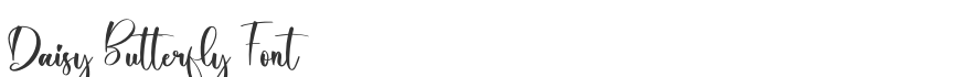 Daisy Butterfly Font