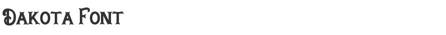 Dakota Font