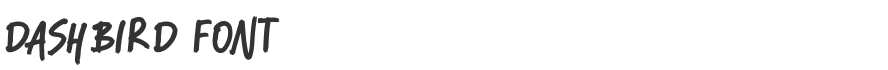Dashbird Font