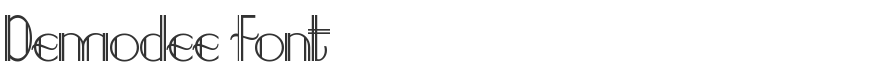 Demodee Font