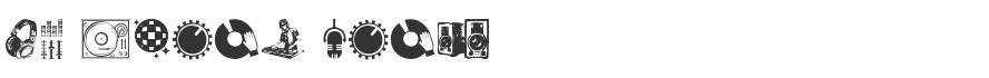 DJ Icons Font