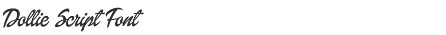 Dollie Script Font