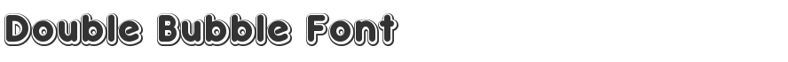 Double Bubble Font