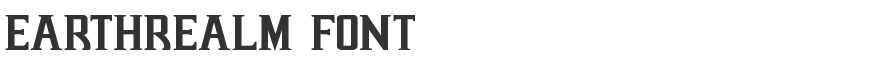 Earthrealm Font