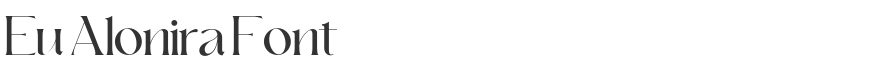 Eu Alonira Font