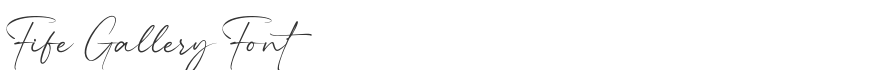 Fife Gallery Font