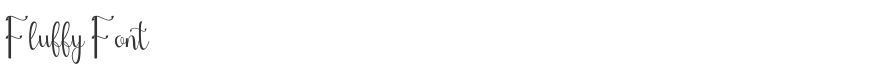 Fluffy Font