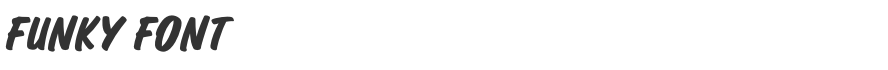 Funky Font