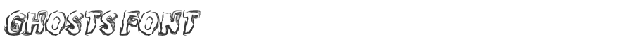 Ghosts Font
