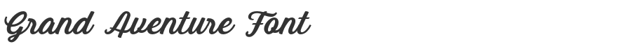 Grand Aventure Font