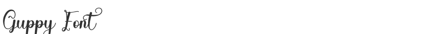 Guppy Font