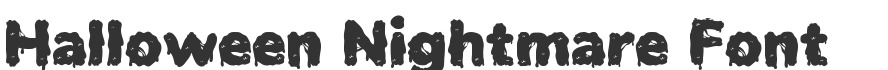Halloween Nightmare Font