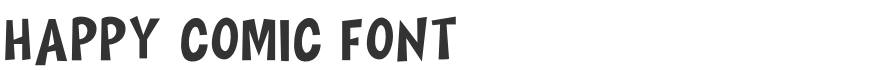 Happy Comic Font
