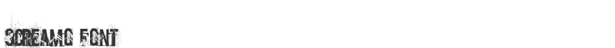 Screamo Font