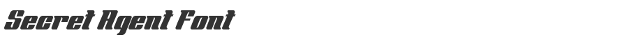 Secret Agent Font