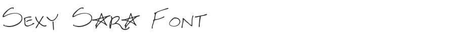 Sexy Sara Font