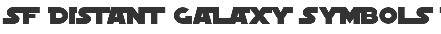 SF Distant Galaxy Symbols Font