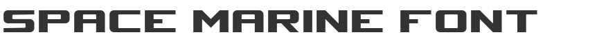 Space Marine Font