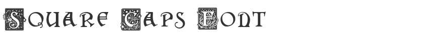 Square Caps Font