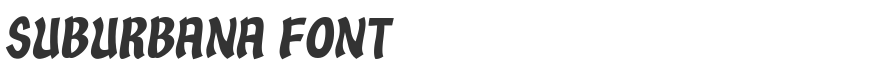 Suburbana Font