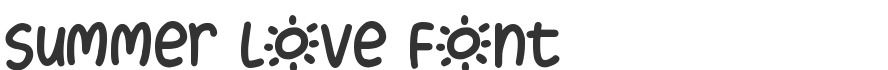 Summer Love Font