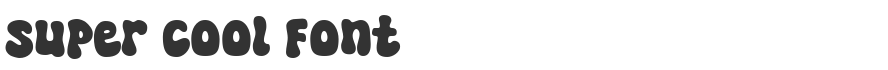 Super Cool Font