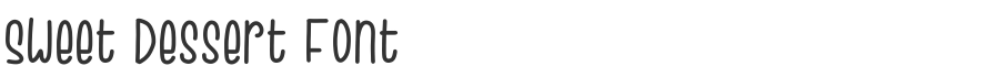 Sweet Dessert Font