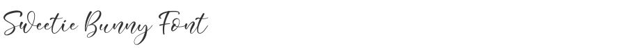 Sweetie Bunny Font