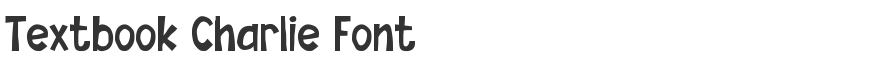 Textbook Charlie Font