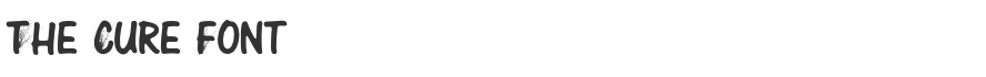 The Cure Font