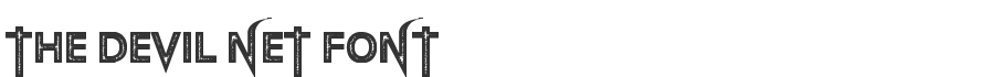 The Devil Net Font