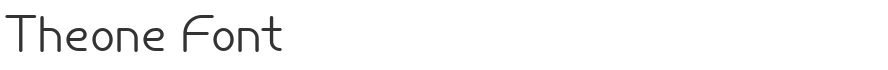 Theone Font
