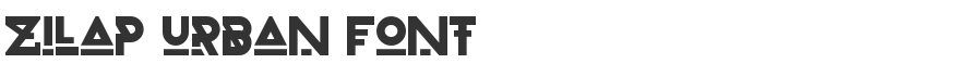 Zilap Urban Font