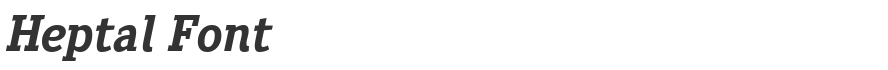 Heptal Font