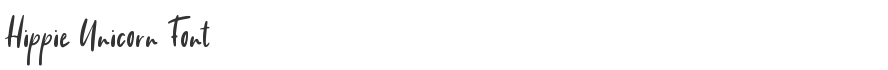 Hippie Unicorn Font