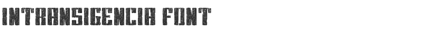 Intransigencia Font