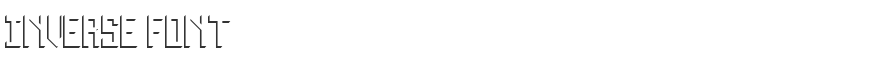Inverse Font