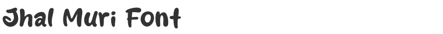 Jhal Muri Font