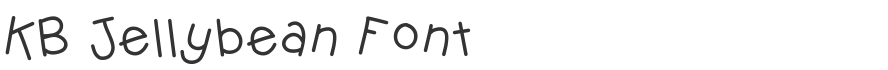 KB Jellybean Font