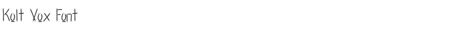Kolt Vox Font