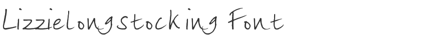 Lizzielongstocking Font