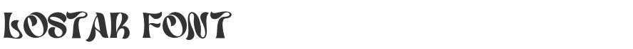 Lostar Font