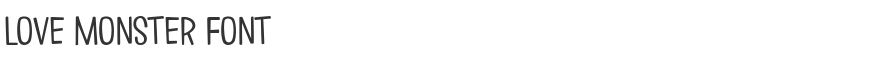 Love Monster Font