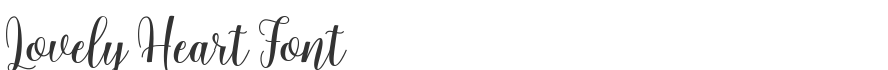Lovely Heart Font